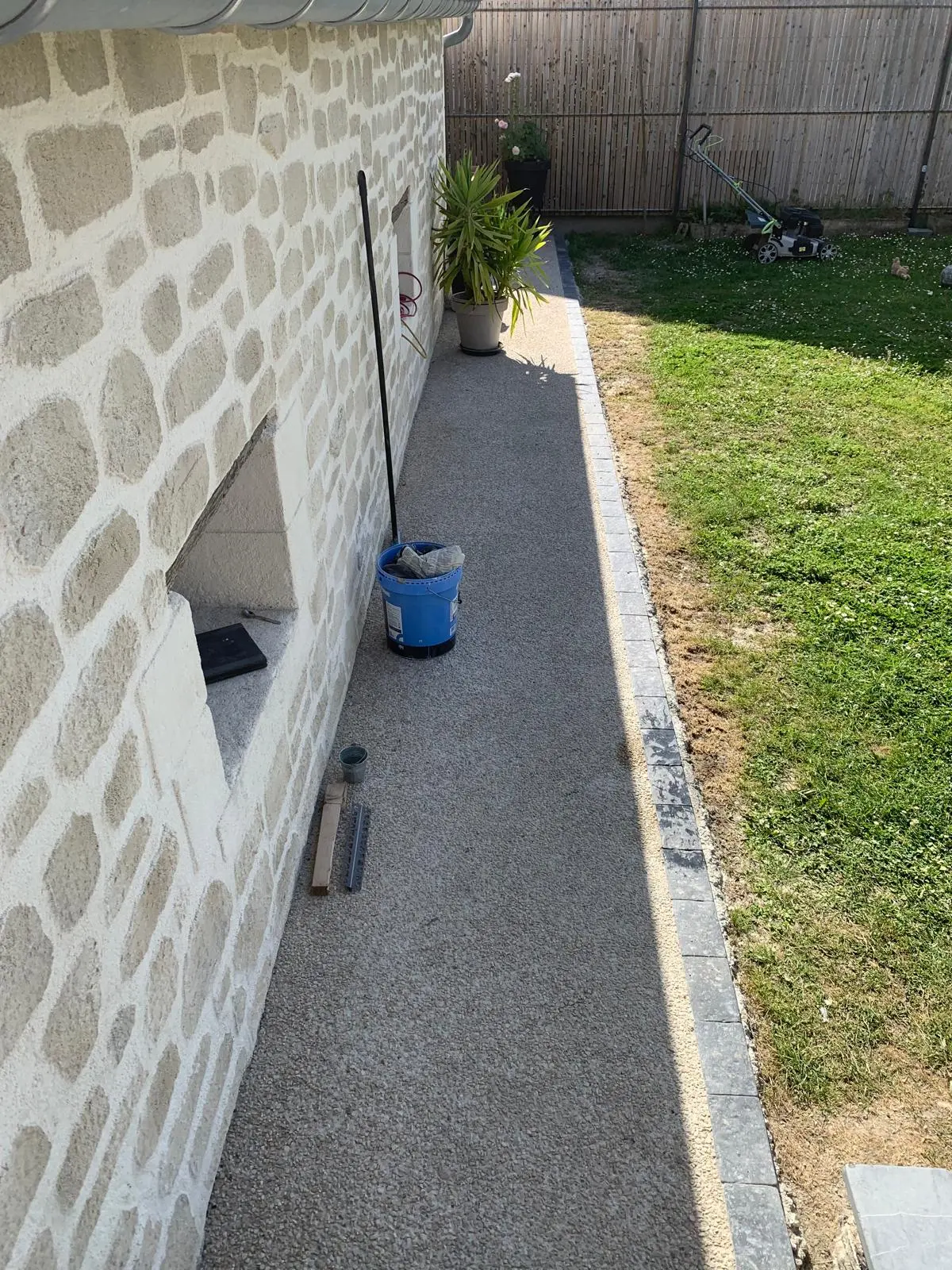 Construction de terrasse