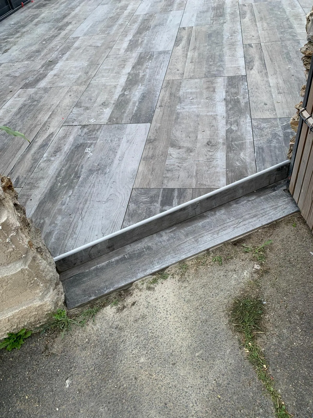 Plateforme en béton