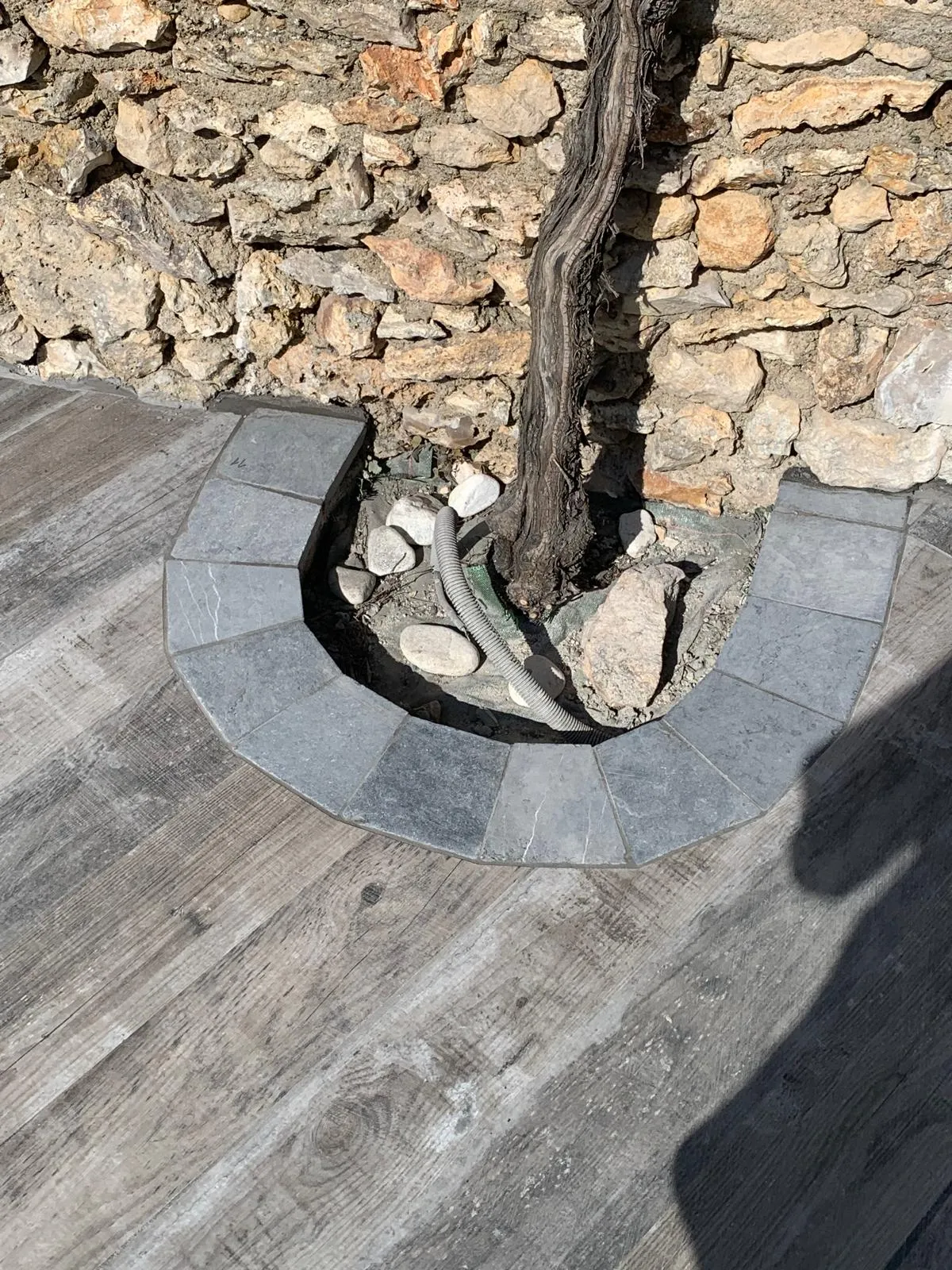 Aménagement de patio